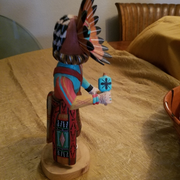 Hopi Sun Face Kachina - Handmade - Picture 4 of 6